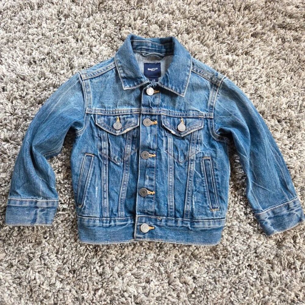 GAP Kids Denim Jean Jacket Size XS 4-5 years